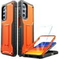 thumbnail image 1 of ExoGuard For Moto G Stylus 5G 2022 Case, Phone Case with Screen Protector and Kickstand (Orange), 1 of 7