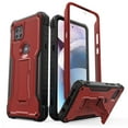 thumbnail image 1 of ExoGuard For Motorola One 5G Ace Case, Phone Case with Screen Protector and Kickstand (Red), 1 of 7