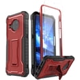 thumbnail image 1 of ExoGuard For Nokia X100 Case, Phone Case with Screen Protector and Kickstand (Red), 1 of 7