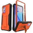 thumbnail image 1 of ExoGuard For OnePlus 9 Case, Phone Case with Screen Protector and Kickstand (Orange), 1 of 7
