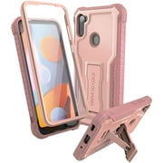 ExoGuard For Samsung Galaxy A11 Case, Phone Case with Screen Protector and Kickstand (Pink)