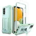 thumbnail image 1 of ExoGuard For Samsung Galaxy A13 5G Case, Phone Case with Screen Protector and Kickstand (Green), 1 of 8