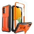 thumbnail image 1 of ExoGuard For Samsung Galaxy A13 5G Case, Phone Case with Screen Protector and Kickstand (Orange), 1 of 8
