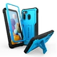 thumbnail image 1 of ExoGuard For Samsung Galaxy A21 Case, Phone Case with Screen Protector and Kickstand (Blue), 1 of 7