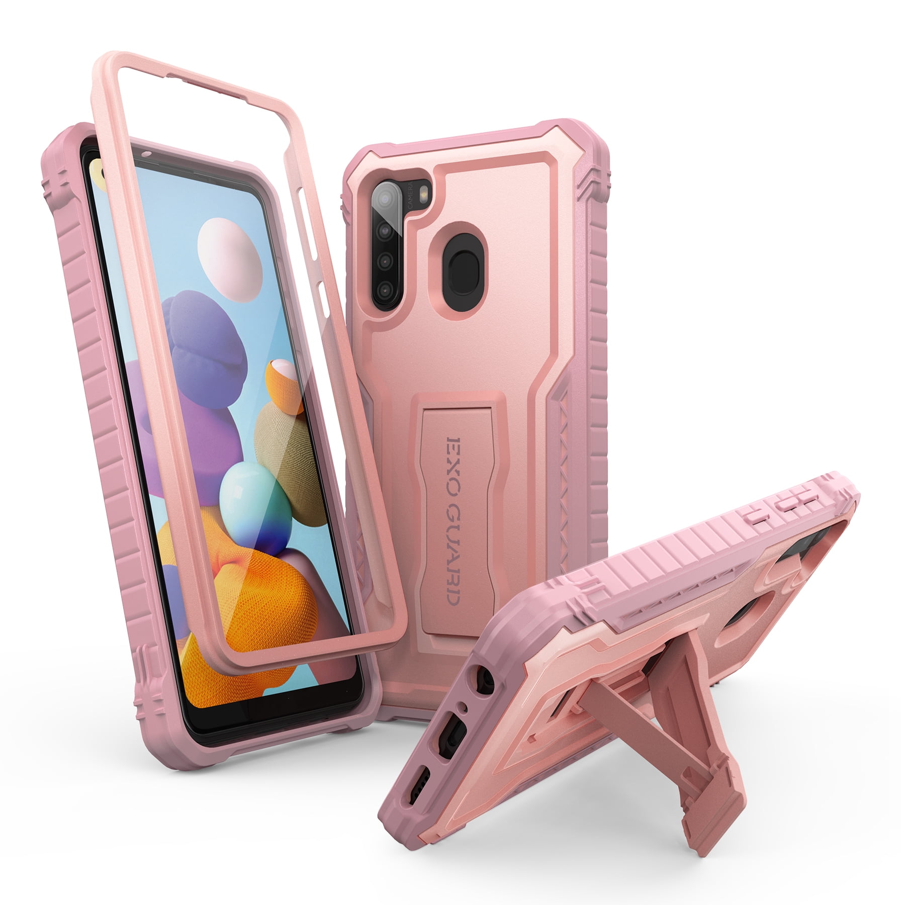 ExoGuard For Samsung Galaxy A21 Case, Phone Case with Screen