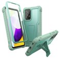 thumbnail image 1 of ExoGuard For Samsung Galaxy A52 Case, Phone Case with Screen Protector and Kickstand (Green), 1 of 8