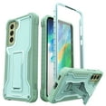 thumbnail image 1 of ExoGuard For Samsung Galaxy S21 FE Case, Phone Case with Screen Protector and Kickstand (Green), 1 of 10