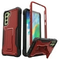 thumbnail image 1 of ExoGuard For Samsung Galaxy S21 FE Case, Phone Case with Screen Protector and Kickstand (Red), 1 of 9