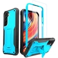 thumbnail image 1 of ExoGuard For Samsung Galaxy S22 Plus Case, Phone Case with Screen Protector and Kickstand (Blue), 1 of 8