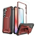 thumbnail image 1 of ExoGuard For Samsung Galaxy S23 Case, Phone Case with Screen Protector and Kickstand (Red), 1 of 7