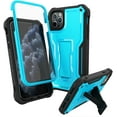 thumbnail image 1 of ExoGuard For iPhone 11 Pro Case, Phone Case with Screen Protector and Kickstand (Blue), 1 of 7