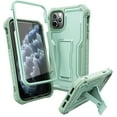 thumbnail image 1 of ExoGuard For iPhone 11 Pro Case, Phone Case with Screen Protector and Kickstand (Green), 1 of 7