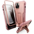 thumbnail image 1 of ExoGuard For iPhone 12 Pro Max Case, Phone Case with Screen Protector and Kickstand (Pink), 1 of 7