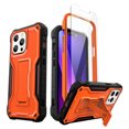 thumbnail image 1 of ExoGuard For iPhone 13 Pro Case, Phone Case with Screen Protector and Kickstand (Orange), 1 of 7