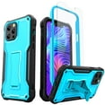 thumbnail image 1 of ExoGuard For iPhone 13 Pro Max Case, Phone Case with Screen Protector and Kickstand (Blue), 1 of 7