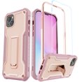 thumbnail image 1 of ExoGuard For iPhone 14 Plus Case, Phone Case with Screen Protector and Kickstand (Pink), 1 of 7