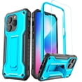 thumbnail image 1 of ExoGuard For iPhone 14 Pro Case, Phone Case with Screen Protector and Kickstand (Blue), 1 of 7