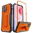 thumbnail image 1 of ExoGuard For iPhone 14 Pro Max Case, Phone Case with Screen Protector and Kickstand (Orange), 1 of 7