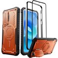 thumbnail image 1 of ExoGuard for Samsung Galaxy S23 FE Case, Phone Case with Screen Protector and Kickstand (Orange), 1 of 6