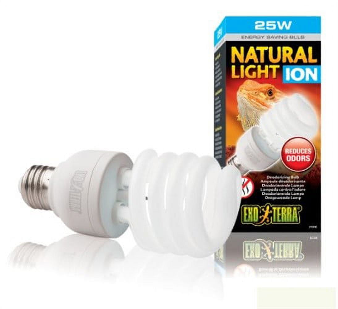 Lampadina UVB Exo Terra NANO Da 9 W Per Terrari, Favorisce Sintesi Vitamina D3 E Assorbimento Calcio, Sostituzione Ogni 12 Mesi