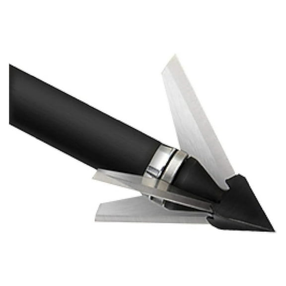 Exodus Broadheads QBE85S - Deadly Sharp Hunting Broadheads, BOS Technology, 0.35" Blades, Tempered Stainless Steel, Unrivaled Accuracy for Archery