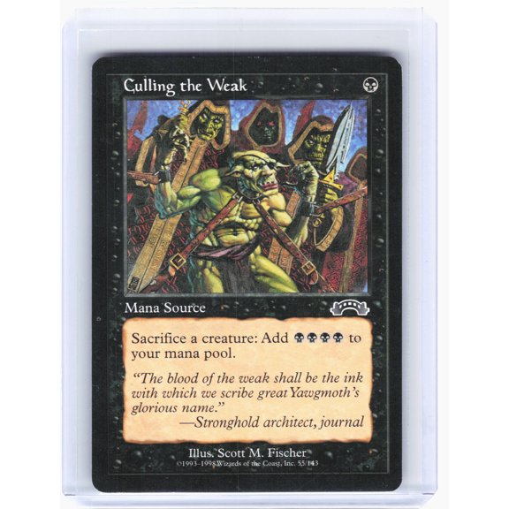 Exodus Culling the Weak Nonfoil Common [Moderately Played] #55