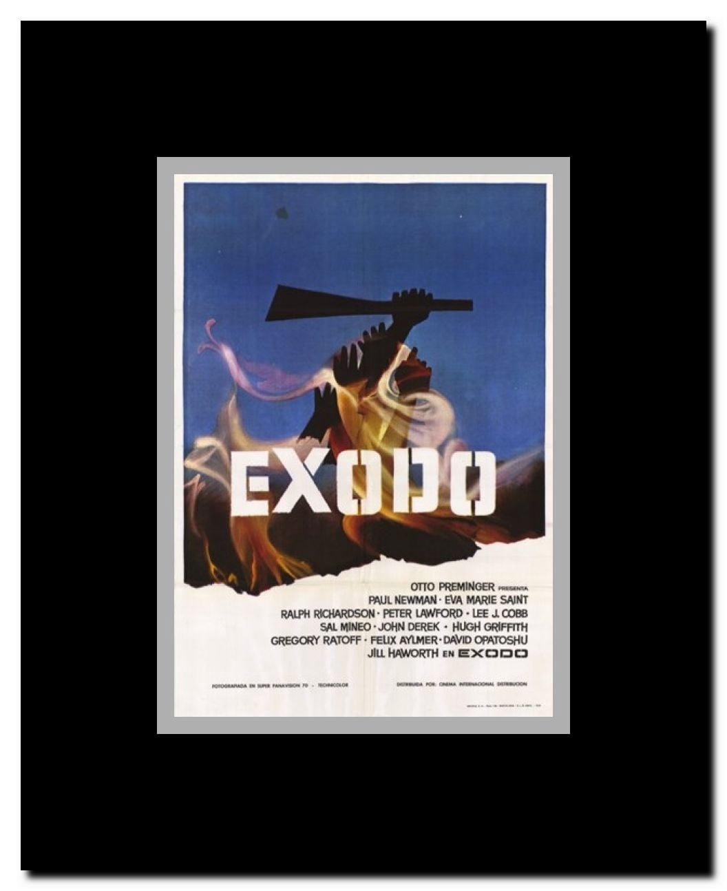 Exodus Framed Movie Poster