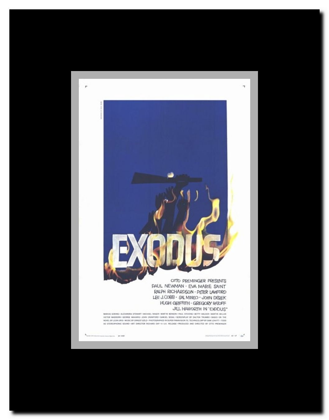 Exodus Framed Movie Poster