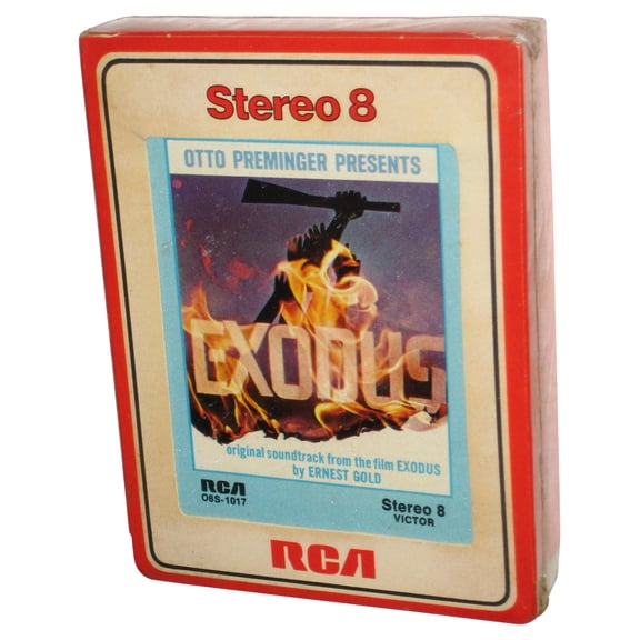 Exodus Original Soundtrack Ernest Gold (1960) RCA 8-Track Audio Stereo Tape