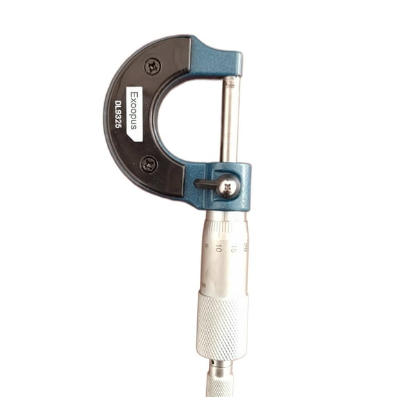 Exoopus Micrometers, Digital Micrometer, Professional Inch/Metric Measuring Tools 0.00005"/0.001 mm Resolution Thickness Gauge, Protective Case with Extra Battery
