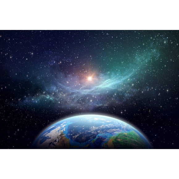 Exoplanet In Outer Space Fantasy Galaxy Picture Solar System Science Kids Map Classroom Chart Earth Pictures Planets Hubble Astronomy Nasa Milky Way Educational Cool Wall Art Print Poster 18x12
