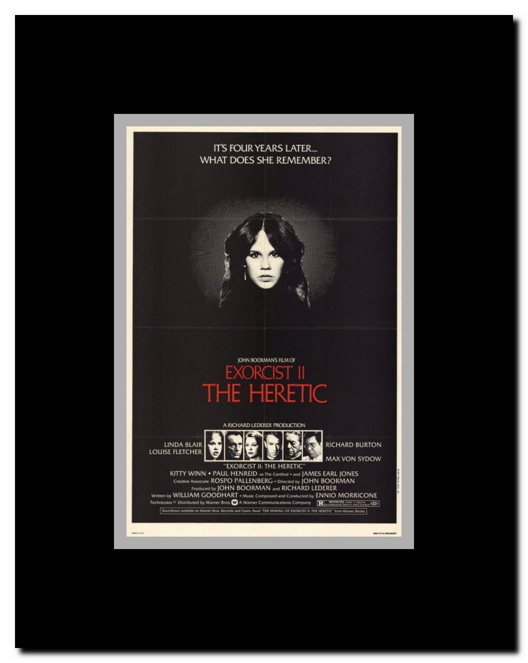 Exorcist 2: The Heretic Framed Movie Poster