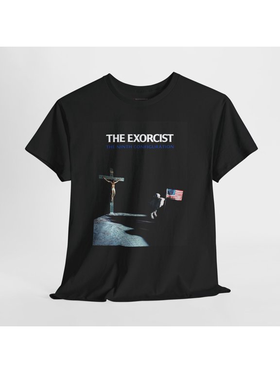 Exorcist 9th Configuration 1980 Retro Movie Poster Horror Unisex Graphic T-Shirt