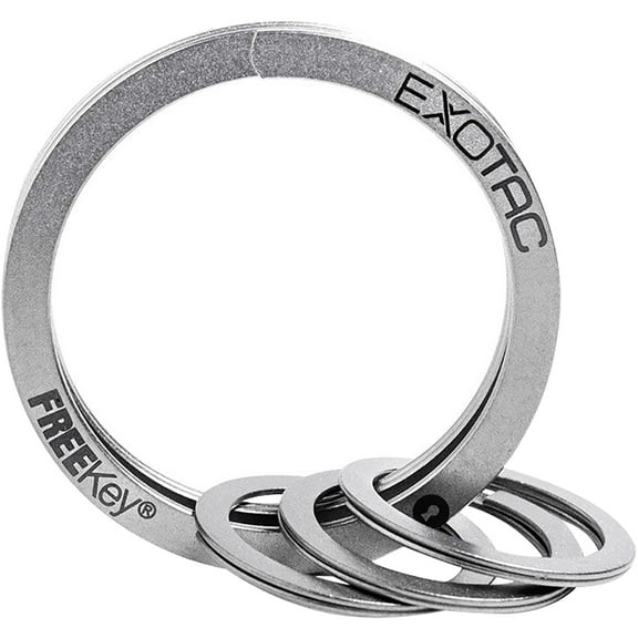 Exotac FREEKey System and Exotac FREEKey Accessory Spare Key Rings