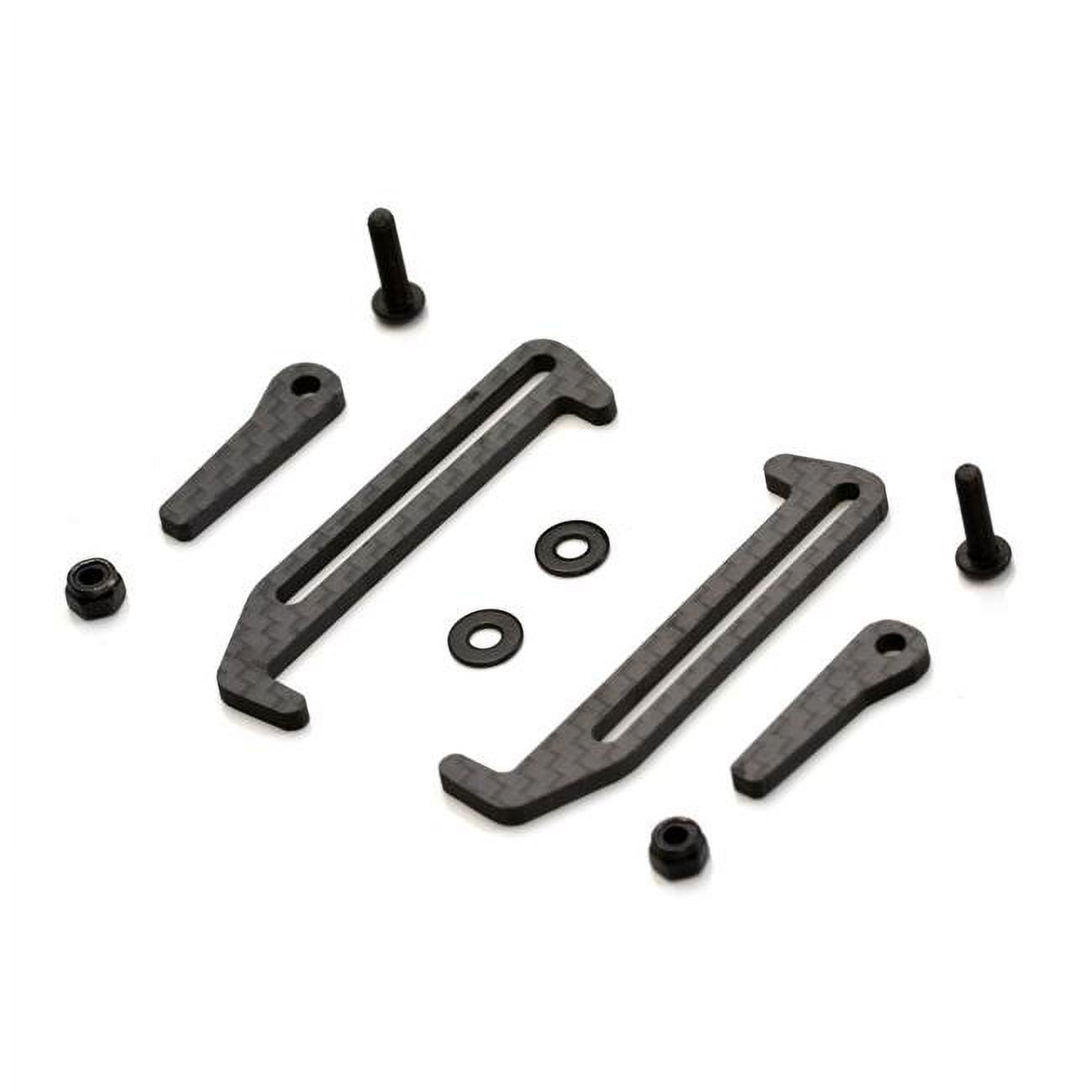 Hot Racing Carbon Fiber Link Tabs For AON22 Hubs (Arrma 1/7, 1/8 Scale RC Cars) - AON22G 2 thumbnail image