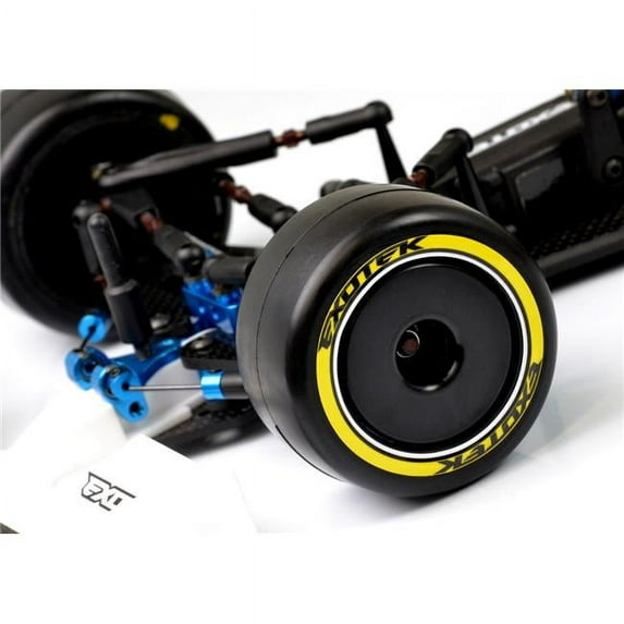 Exotek Racing EXO2193 1-10 Scale Front Rubber Tires for V2 40X F1 - Yellow-Firm