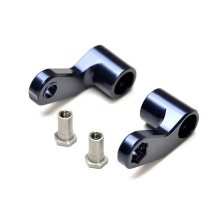 Exotek Racing EXO1822 EB410 Steering Cranks 7075 with Steel Posts
