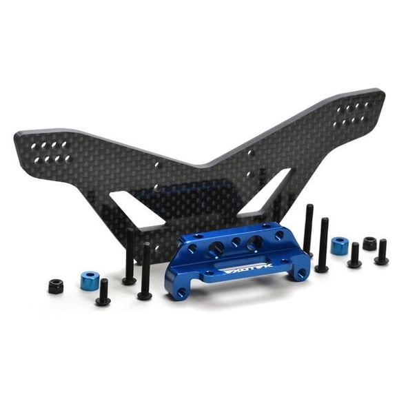 Exotek Racing EXO1983 Lower Ride Height CF Rear Drag Tower Kit for 2wd Slash