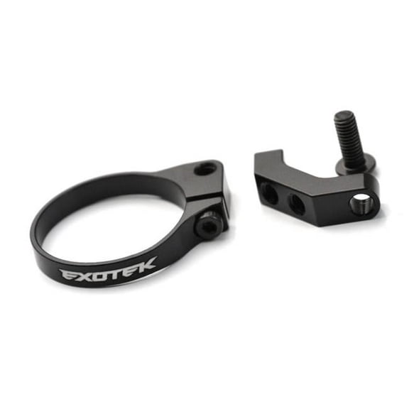 Exotek Racing EXO2161BLK 24 mm Clamp-On 7075 Mini Fan Mount for Motors