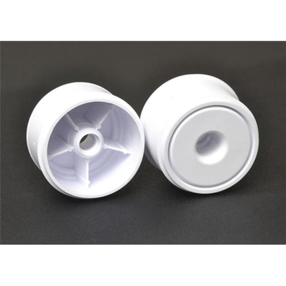 Exotek Racing EXO2324 Front F1 1-10 Disk Wheels for Use with F1, White