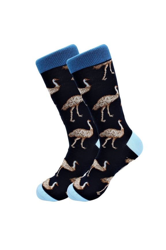 Exotic Animals Socks - Emu - For Men and Women
