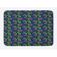 thumbnail image 1 of Exotic Bath Mat, Flourishing Nature Themed Pattern Inspired by Brazilian Rainforests Summer Nature, Plush Bathroom Decor Mat with Non Slip Backing, 29.5" X 17.5", Multicolor, by Ambesonne, 1 of 2