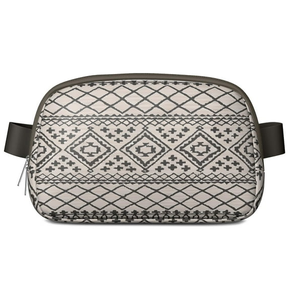 Exotic Belt Bag – Boho Floral Pattern, Hands-Free for Women, Men, Students & Young People