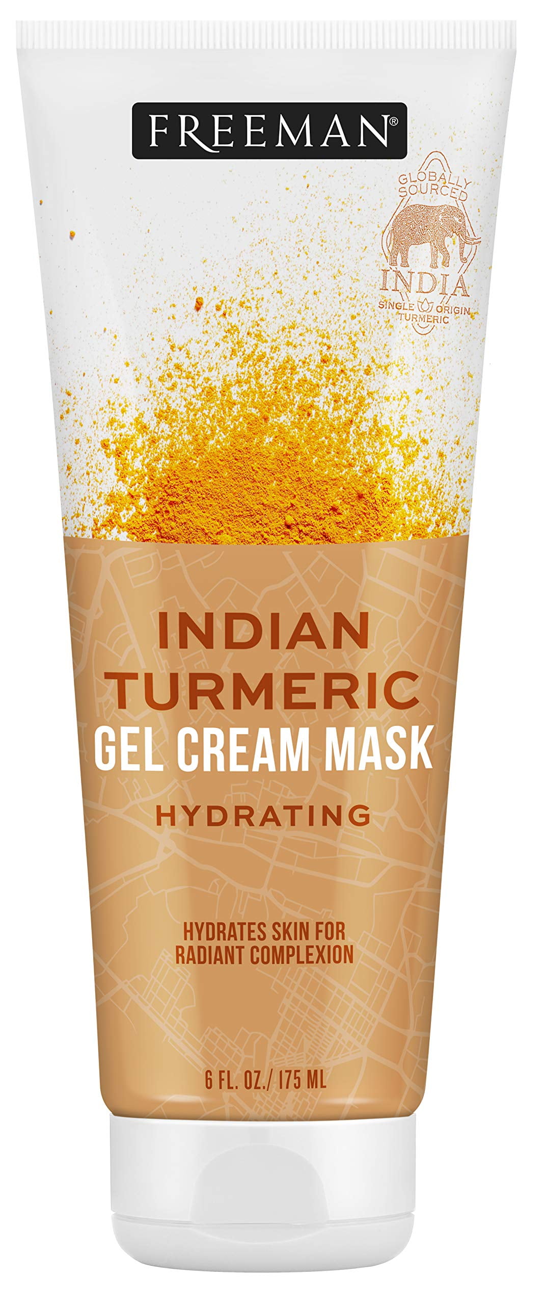 Exotic Blends Hydrating Indian Turmeric Gel Cream Mask.