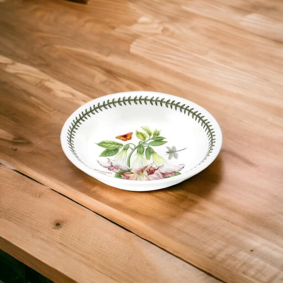 Exotic Botanic Garden 8.5" Pasta Bowl | Fine Earthenware | Dishwasher, Microwave, Oven & Freezer Safe | Made in England