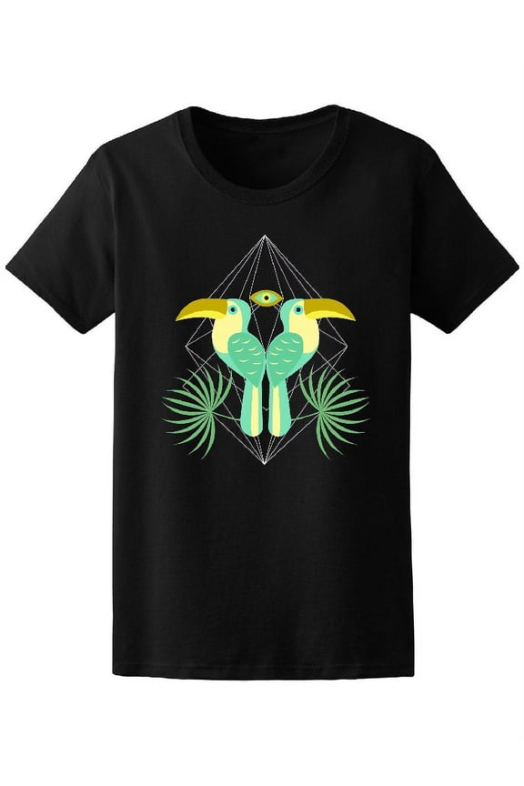 Exotic Brazil All Seeing Eye T-Shirt Women -Image by Shutterstock, Female x-Large