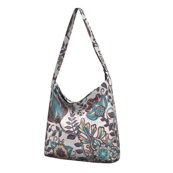 Exotic Chic Adjustable Strap Travel Sling Bag - Spacious Multi-Pocket Daily Carry Handbag for Young Women