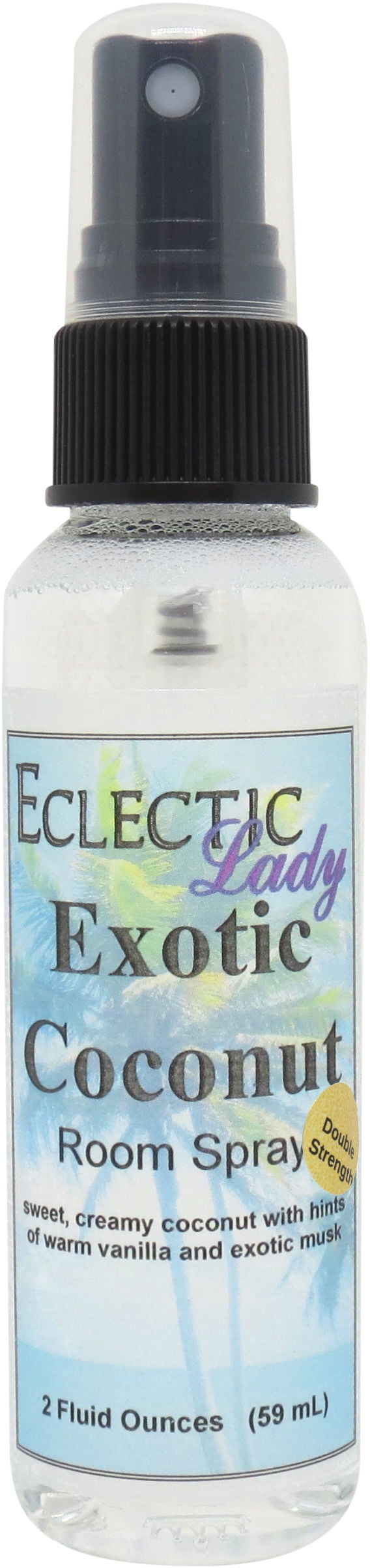 Exotic Coconut Room Spray by Eclectic Lady (Double Strength), 2 Ounces