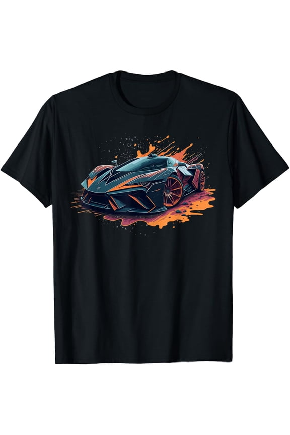 Exotic Concept Sports Car Supercar Luxury Hypercar Graphic T-Shirt