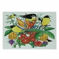 thumbnail image 1 of Exotic Cutting Board, Colorful Tropical Fauna and Botany Composition with Flowers and Birds, Decorative Tempered Glass Cutting and Serving Board, in 3 Sizes, by Ambesonne, 1 of 2